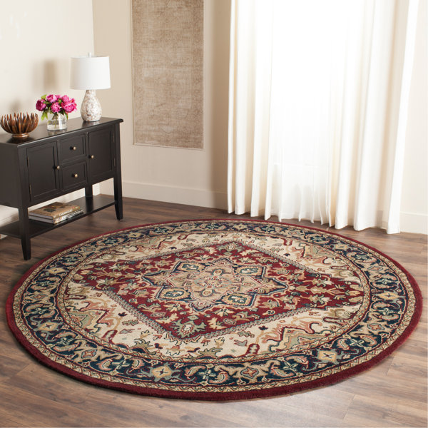 Astoria Grand Balthrop Oriental Handmade Tufted Wool Red/Orange/Blue Area Rug & Reviews Wayfair.ca
